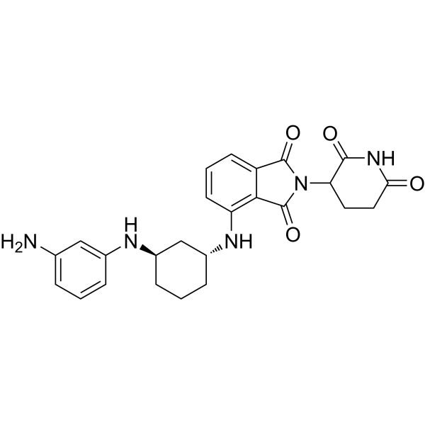 Thalidomide-NH-cyclohexane-NH-Ph-NH2
