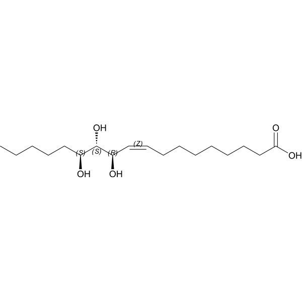 11(R),12(S),13(S)-Trihydroxy-9(Z)-octadecenoic acid