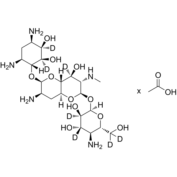 Apramycin acetate-d7 acetate