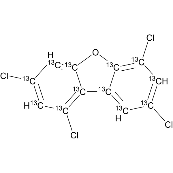 1,3,6,8-Tetrachloro-dibenzofuran-13C12