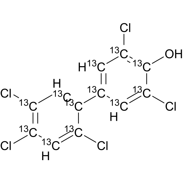 2′,3,4′,5,5′-Pentachloro-4-biphenylol-13C12