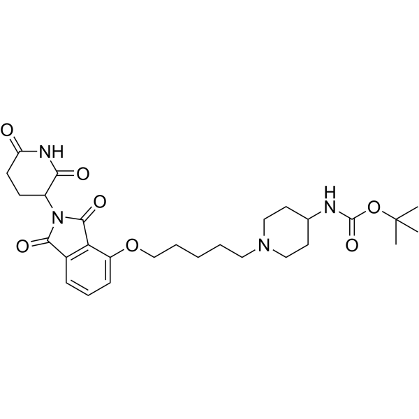 Thalidomide-O-C5-piperidine-NH-Boc