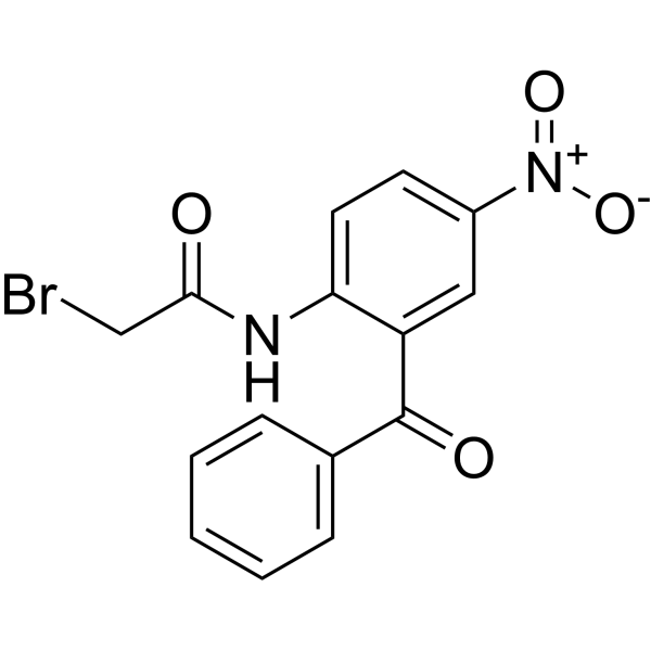 5-Nitro-2-(bromoacetamido)benzophenone