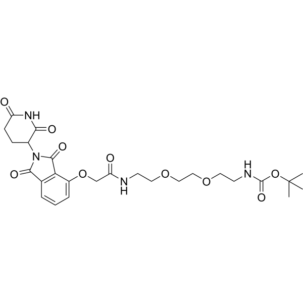 Thalidomide-O-CH2-CO-NH-C2-PEG2-NH-Boc