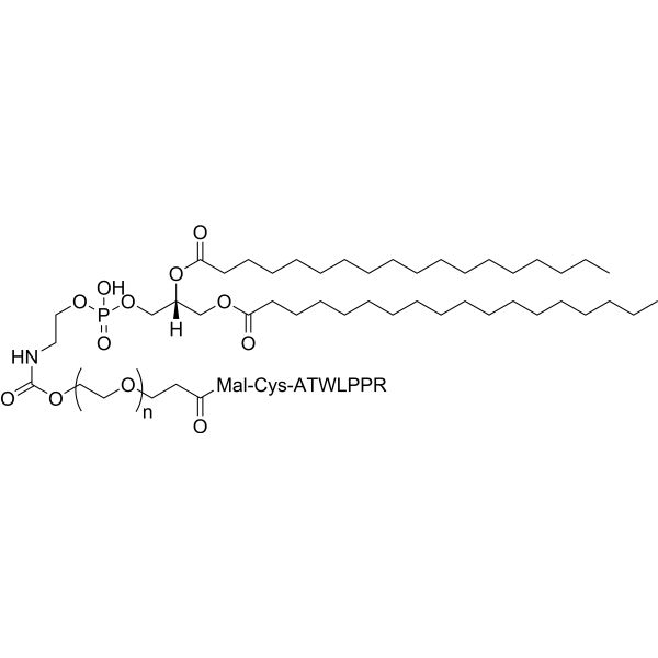 DSPE-PEG3400-Mal-Cys-ATWLPPR
