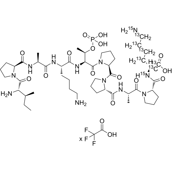 IPAK(pT)PPAPK-(Lys-13C6,15N2) TFA
