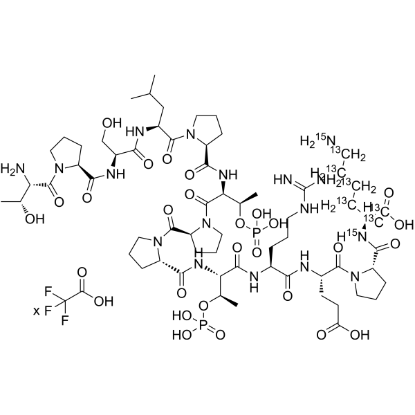 TPSLP(pT)PP(pT)REPK-(Lys-13C6,15N2) TFA