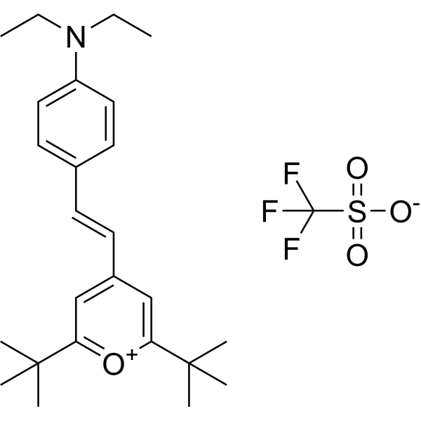 (E)-2,6-Di-tert-butyl-4-(4-(diethylamino)styryl)pyrylium trifluoromethanesulfonate