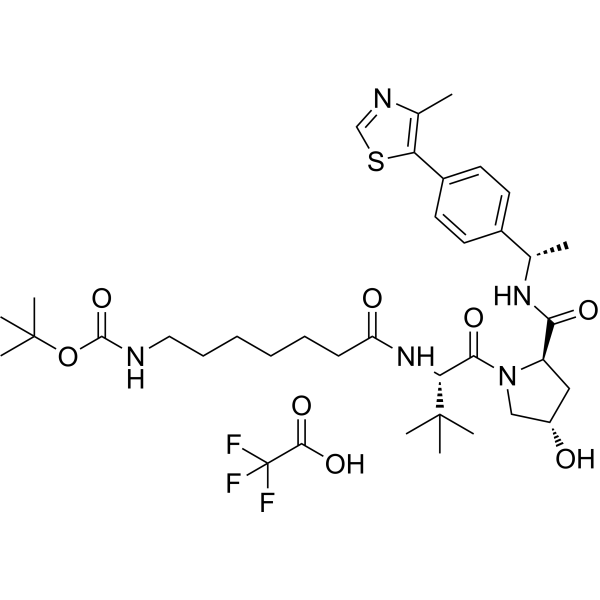 (R,S,S)-VH032-Me-N-Boc-7-aminoheptanoic acid TFA