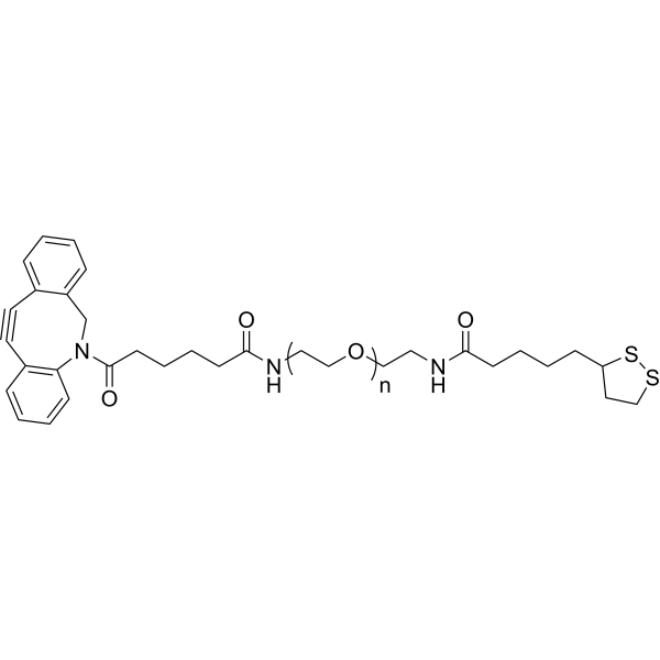 DBCO-PEG-LA (MW 1000) Chemical Structure DBCO-PEG-LA (MW 1000)