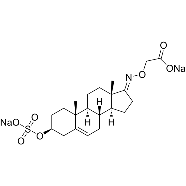 Dehydroepiandrosterone sulfate 17-(O-carboxymethyl)oxime sodium