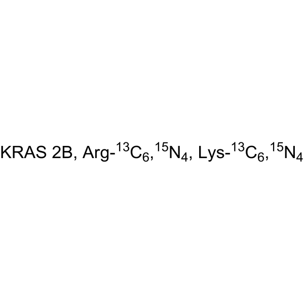 KRAS 2B, Arg-13C6,15N4, Lys-13C6,15N4