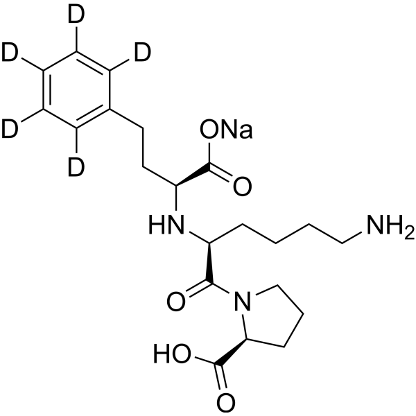 (S)-Lisinopril-d5 sodium