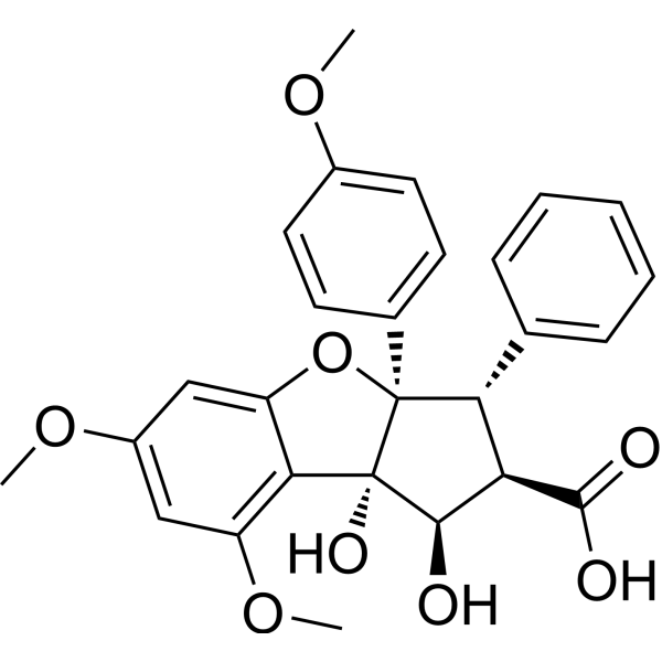 Rocagloic acid