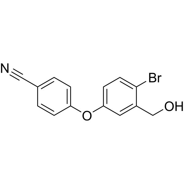 4-(4-Bromo-3-(hydroxymethyl)phenoxy)benzonitrile (Standard)