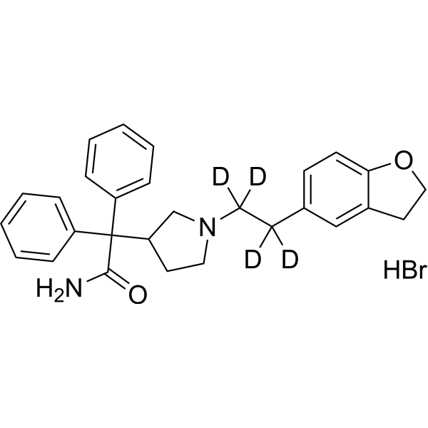 (±)-Darifenacin-d<sub>4</sub> hydrobromide