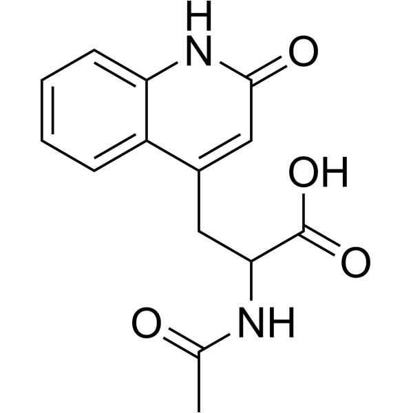 2-Acetylamino-3-(2-quinolon-4-yl)propionic acid (Standard)