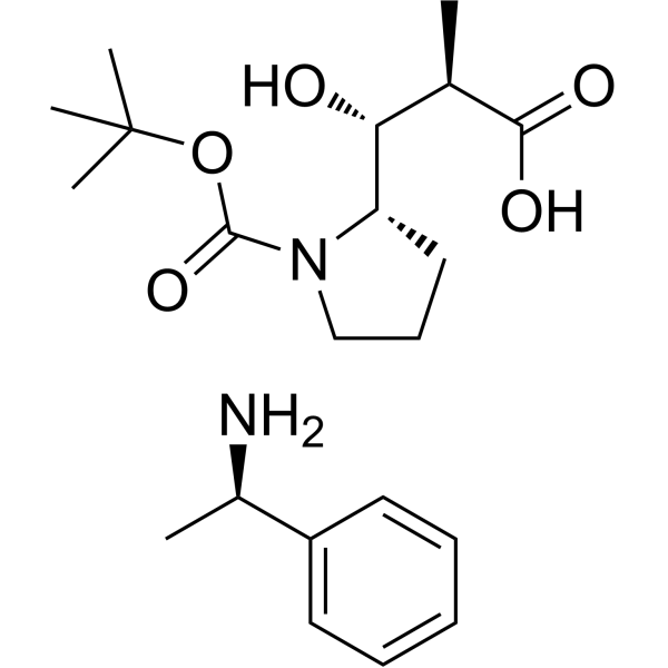 N-Boc-dolaproine-OH ((+)-phenylethylamine)
