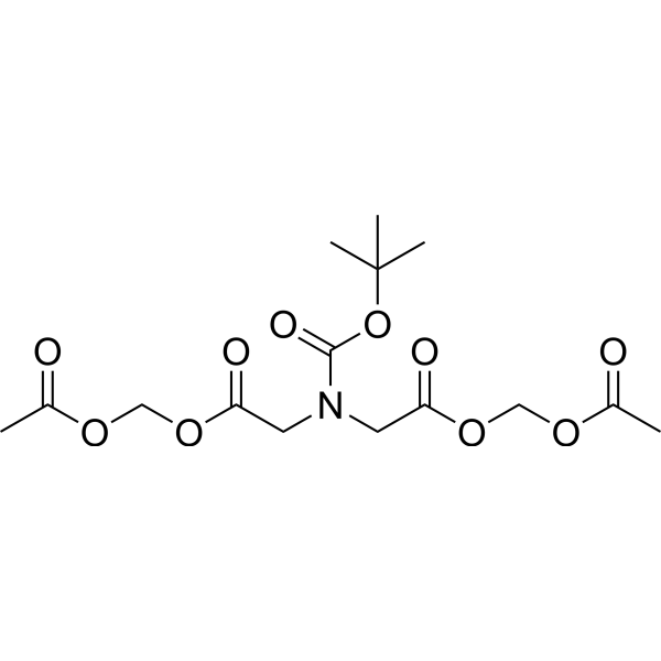 Bis(acetoxymethyl) 2,2'-((tert-butoxycarbonyl)azanediyl)diacetate