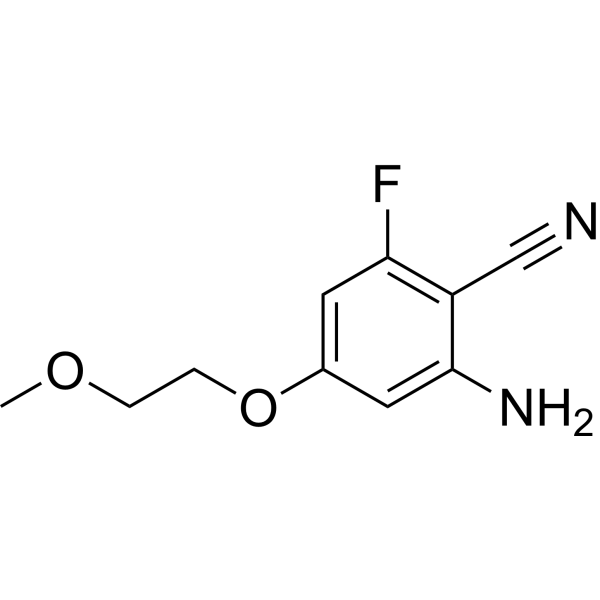 2-Amino-6-fluoro-4-(2-methoxyethoxy)benzonitrile