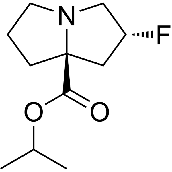 (2R,7aS)-Isopropyl 2-fluorohexahydro-1H-pyrrolizine-7a-carboxylate