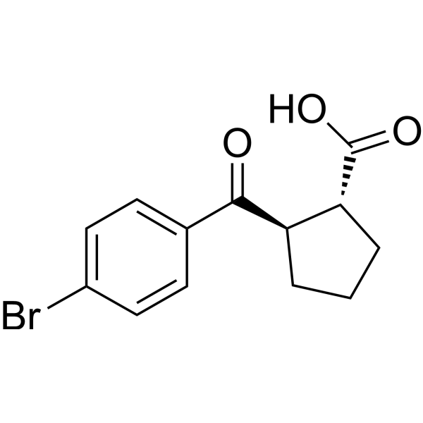 (1R,2R)-2-(4-Bromobenzoyl)cyclopentane-1-carboxylic acid