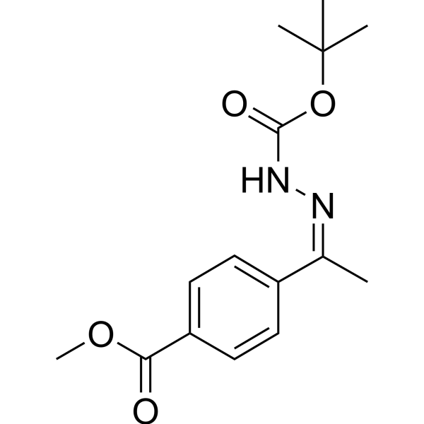 tert-Butyl 2-(1-(4-(ethoxycarbonyl)phenyl)ethylidene)hydrazinecarboxylate