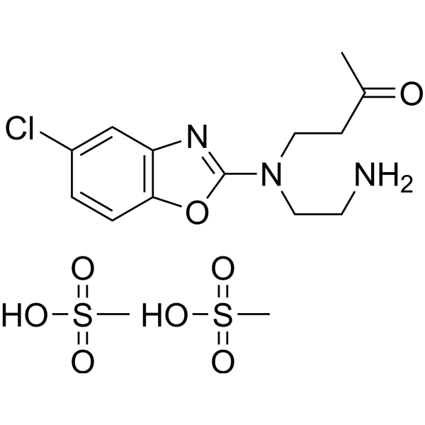 4-((2-Aminoethyl)(5-chlorobenzo[d]oxazol-2-yl)amino)butan-2-one dimethanesulfonate