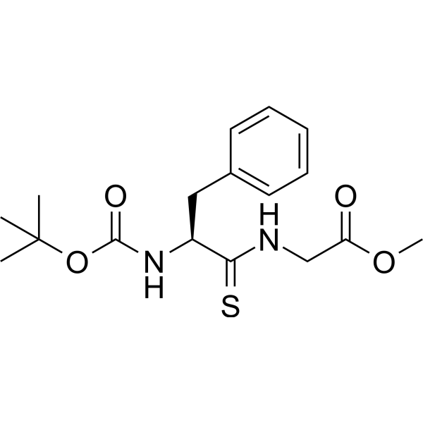 Glycine, N-[(1,1-dimethylethoxy)carbonyl]thio-L-phenylalanyl-, methyl ester