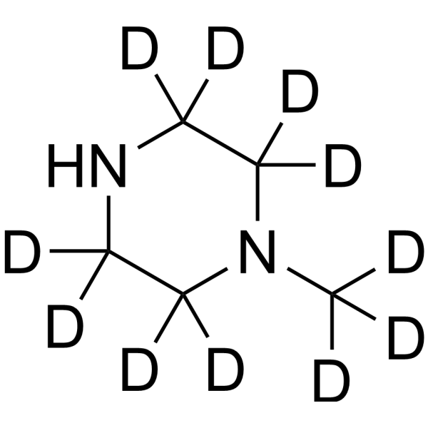 N-Methylpiperazine-d<sub>11</sub> Chemical Structure N-Methylpiperazine-d<sub>11</sub>
