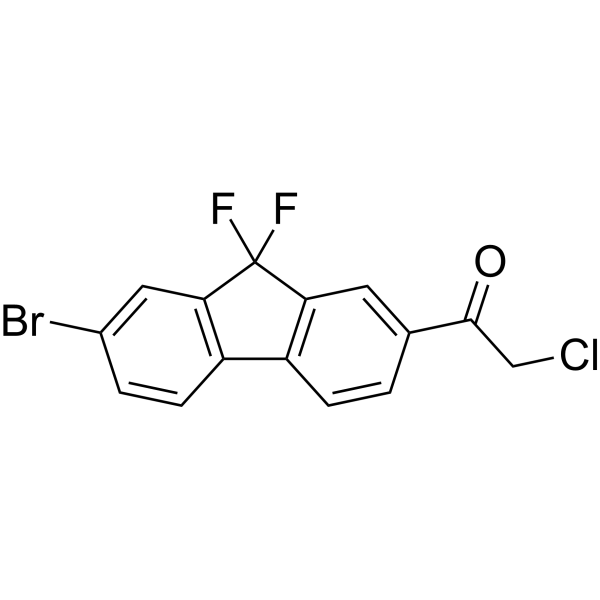 1-(7-Bromo-9,9-difluoro-9H-fluoren-2-yl)-2-chloroethanone