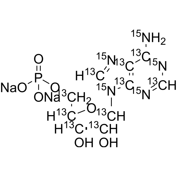 Adenosine monophosphate-13C10,15N5 disodium