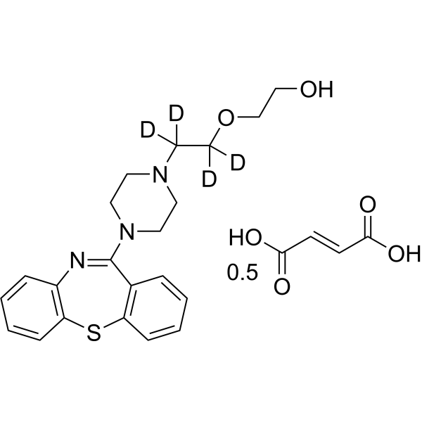 Quetiapine-d4 hemifumarate