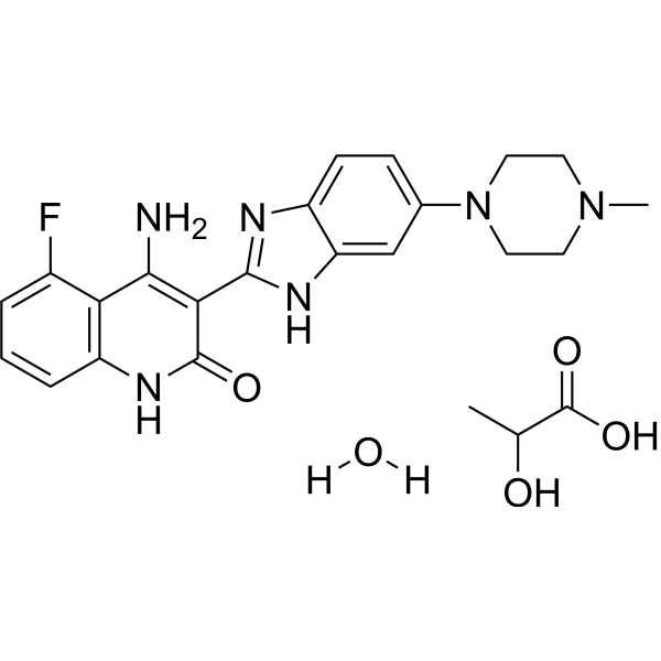 Dovitinib lactate hydrate