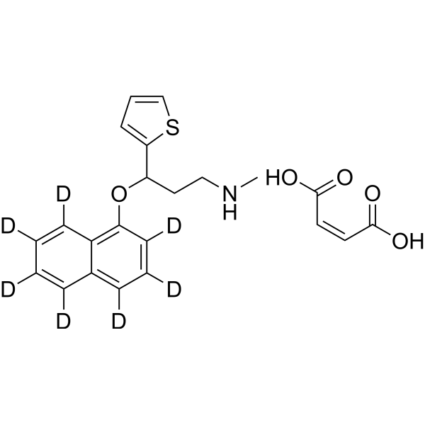 (±)-Duloxetine-d7 maleate