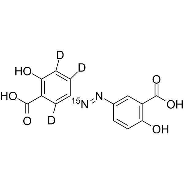 Olsalazine-d3,15N