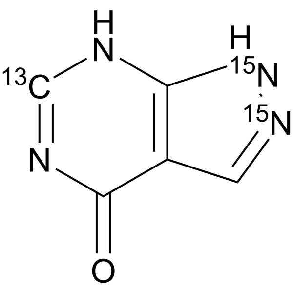 Allopurinol-13C,15N2