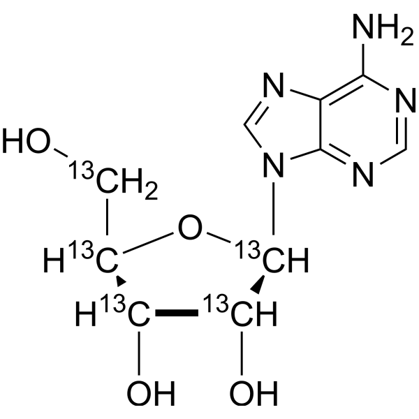 Adenosine-<sup>13</sup>C<sub>5</sub>
