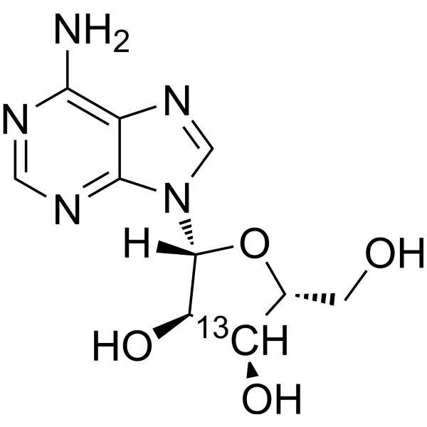 Adenosine-3′-13C