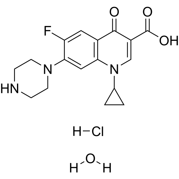 Ciprofloxacin hydrochloride monohydrate