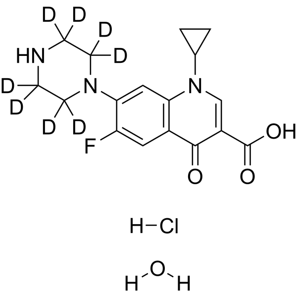 Ciprofloxacin-d8 hydrochloride monohydrate