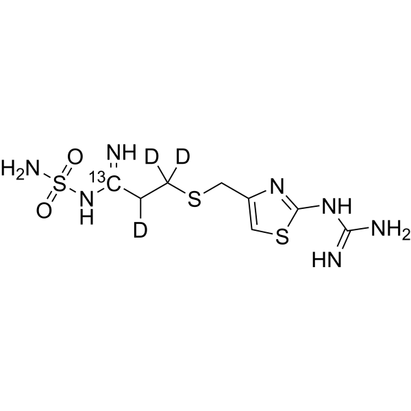 Famotidine-<sup>13</sup>C,d<sub>3</sub>