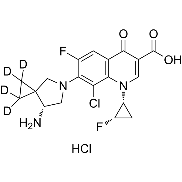 (1R,2S,7R)-Sitafloxacin-d4 hydrochloride