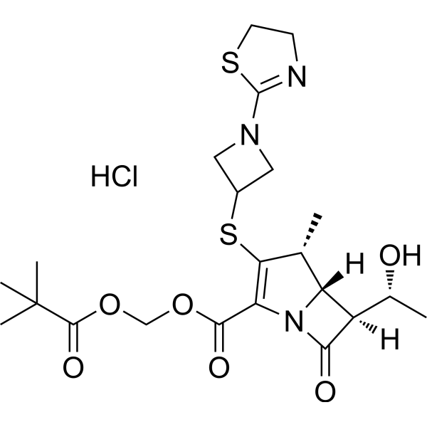 Tebipenem pivoxil hydrochloride