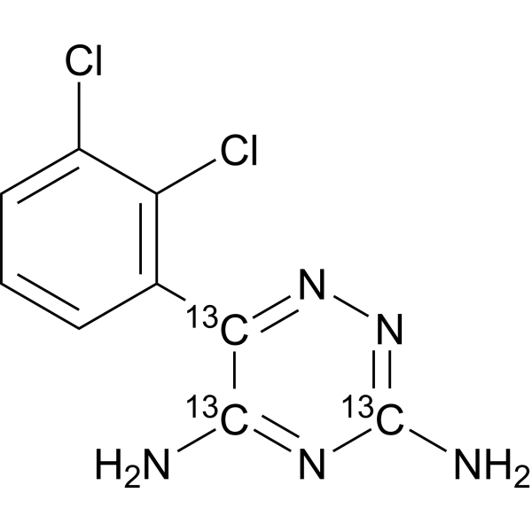 Lamotrigine-<sup>13</sup>C<sub>3</sub>