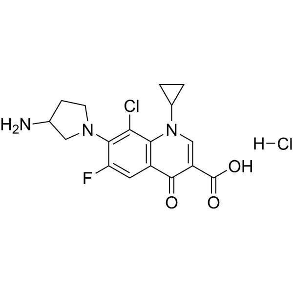 Clinafloxacin hydrochloride