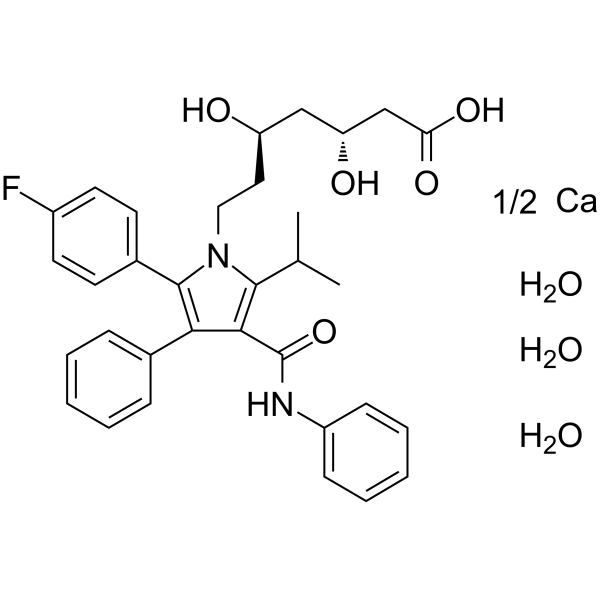 Atorvastatin hemicalcium trihydrate