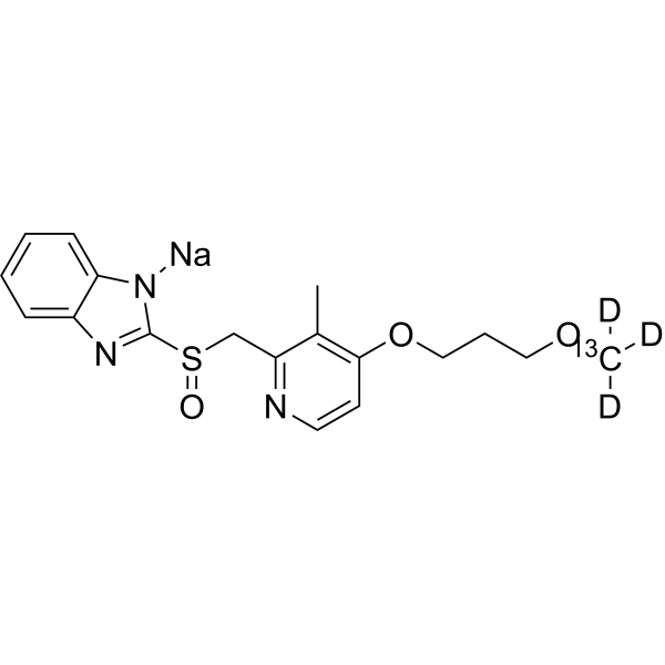 Rabeprazole-13C,d3 sodium