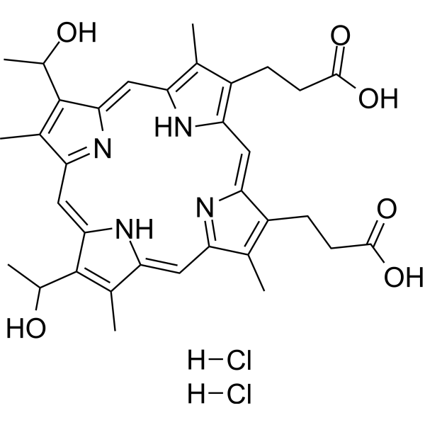 Hematoporphyrin dihydrochloride
