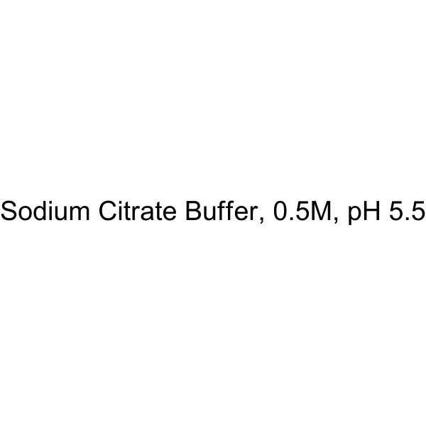 Sodium Citrate Buffer, 0.5M, pH 5.5